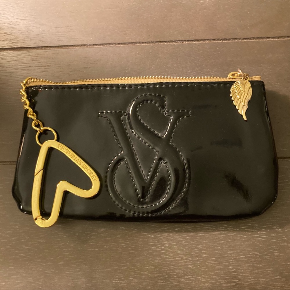 Victoria’s Secret Black & Gold Makeup Bag